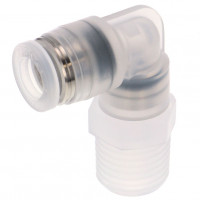 Đầu Nối Nhanh Khí Nén Dạng Cong 90° Ren Ngoài Pisco PPL1/4-02-TP