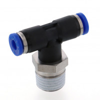 Đầu Nối Nhanh Khí Nén Dạng Chữ T Ren Ngoài Pisco SPB4-02