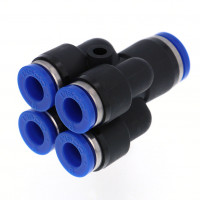 Đầu Nối Nhanh Khí Nén Chữ Y 5 Ngã Dạng Nối Giảm Pisco SPRG8-6-UC