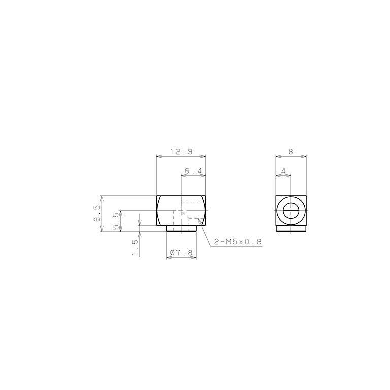 Đầu Nối Ren Trong Dạng Cong 90° Pisco LL-FM5_drawing