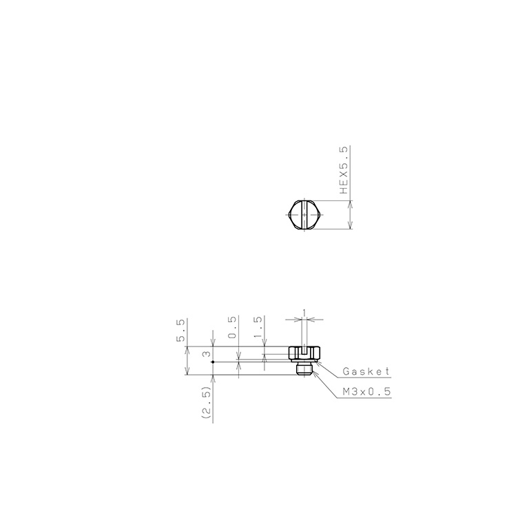 Nút Bịt Ren Pisco LP-M3_drawing