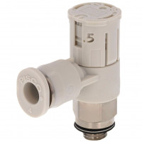 Van Tiết Lưu Khí Nén Loại Khóa Đẩy Có Hiển Thị Chỉ Số Pisco JSGC4-M5ALW