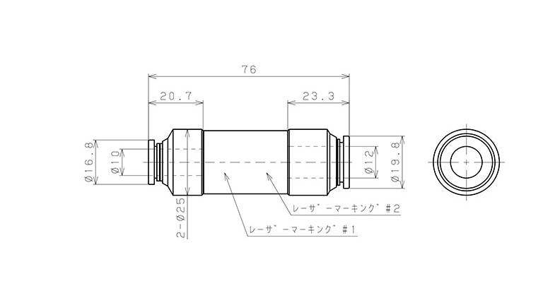 Van Khí Nén Một Chiều  Pisco CVG12-10B_drawing