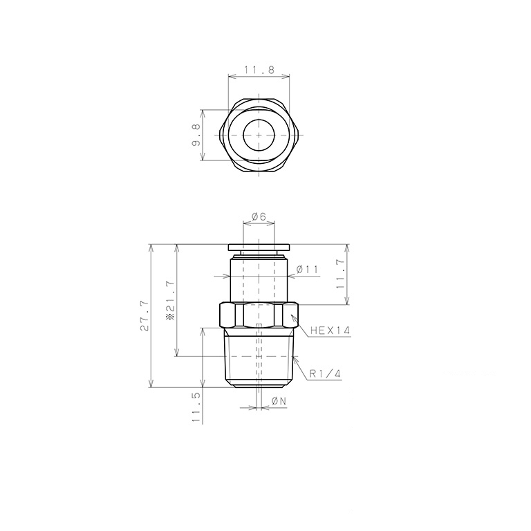 Van Lưu Lượng Cố Định Pisco JKC6-02A1.1_drawing