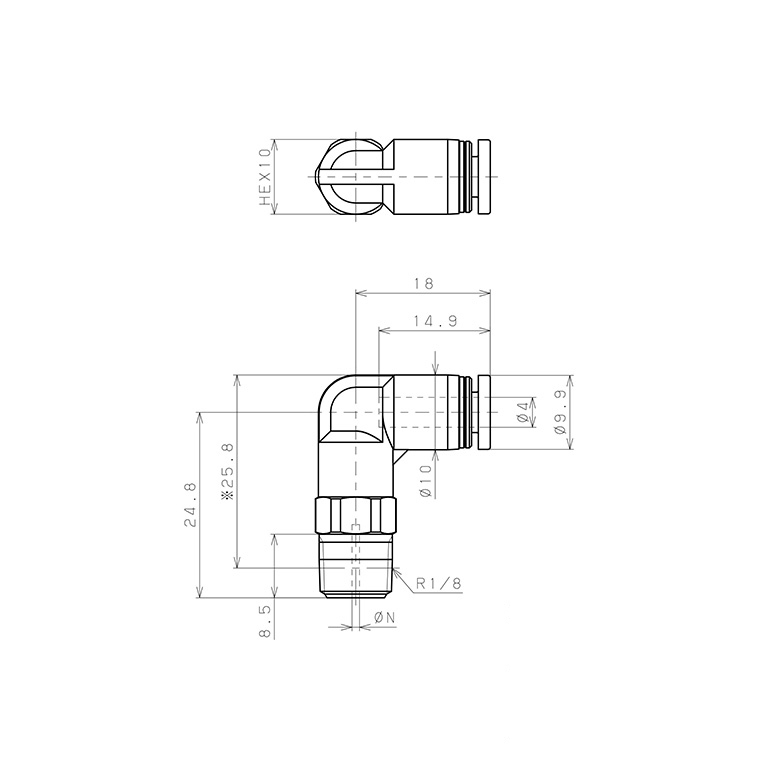 Van Lưu Lượng Cố Định Pisco JKL4-01B1.4_drawing