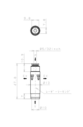 Bộ Tạo Chân Không Dòng VU Pisco VUH07-5/32A_drawing