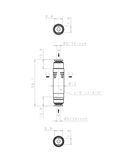 Bộ Tạo Chân Không Dòng VU Pisco VUE07-5/32-5/32A_drawing
