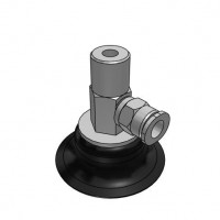 Bộ Nấm Hút Chân Không Và Giá Đỡ, Cao Su Nitrile (NBR), O.D 40 mm, Pisco VPB40RN-6J
