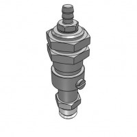 Bộ Nấm Hút Chân Không Và Giá Đỡ, Silicone, O.D 10 mm, Pisco VPC10-10RS-6B