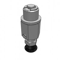 Bộ Nấm Hút Chân Không Và Giá Đỡ, Cao Su Nitrile Dẫn Điện (Điện Trở Thấp), O.D 15 mm, Pisco VPF15RNE