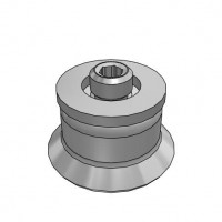 Bộ Nấm Hút Chân Không Có Vít Ren, Cao Su Fluoro, O.D 20 mm, Pisco VP20RF-M6