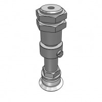 Bộ Nấm Hút Chân Không Và Giá Đỡ, Silicone, O.D 20 mm, Pisco VPC20-15RS-M6