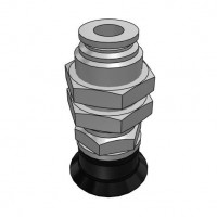 Bộ Nấm Hút Chân Không Và Giá Đỡ, Cao Su Nitrile (NBR), O.D 20 mm, Pisco VPA20RN-6J