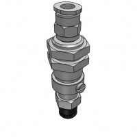 Bộ Nấm Hút Chân Không Và Giá Đỡ, Cao Su Nitrile (NBR), O.D 10 mm, Pisco VPC10-6RN-6J