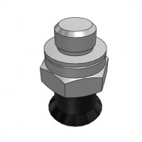 Bộ Nấm Hút Chân Không Và Giá Đỡ, Silicone Dẫn Điện, O.D 8 mm, Pisco VPE8RSE-M5