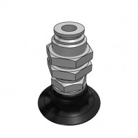 Bộ Nấm Hút Chân Không Và Giá Đỡ, Cao Su Nitrile (NBR), O.D 30 mm, Pisco VPA30RN-6J