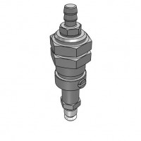 Bộ Nấm Hút Chân Không Và Giá Đỡ, Silicone, O.D 6 mm, Pisco VPC6-10RS-6B