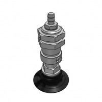 Bộ Nấm Hút Chân Không Và Giá Đỡ, Cao Su Nitrile (NBR), O.D 30 mm, Pisco VPC30-6RN-6B