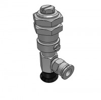 Bộ Nấm Hút Chân Không Và Giá Đỡ, Cao Su Nitrile (NBR), O.D 15 mm, Pisco VPD15-6RN-6J