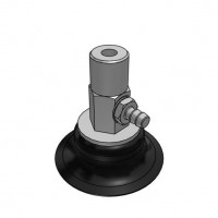 Bộ Nấm Hút Chân Không Và Giá Đỡ, Silicone Dẫn Điện, O.D 40 mm, Pisco VPB40RSE-6B