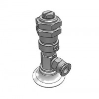 Bộ Nấm Hút Chân Không Và Giá Đỡ, Silicone, O.D 30 mm, Pisco VPD30-6RS-6J