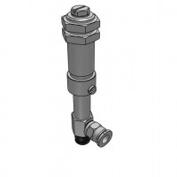Bộ Nấm Hút Chân Không Và Giá Đỡ, Cao Su Nitrile (NBR), O.D 10 mm, Pisco VPD10-20RN-6J