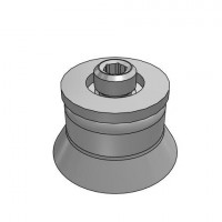 Bộ Nấm Hút Chân Không Có Vít Ren, Cao Su Fluoro, O.D 20 mm, Pisco VP20AF-M6