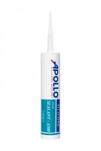 Keo silicone Apollo Trung Tính A500 Màu Trắng Đục