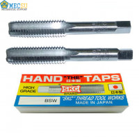 Bộ 2 mũi taro tay SKC hệ Inch 3/8inch-18 NPT