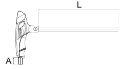 Chìa Lục Giác Cầm Tay Chữ T 8.0mm SATA 83314_drawing