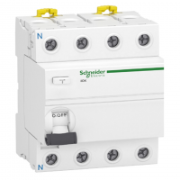 Cầu dao chống giật ACTI9 RCCB Schneider iIDK 4P 25A 10kA 380...415V A9R50425