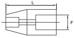 Khớp Nối 1/2In, (1/2In X 5/16In) SATA 13914_drawing