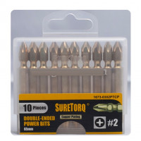 Bộ Mũi Vít 2 Đầu Pake Vàng Suretorq S2-PH2x65mm