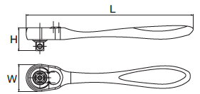 Cần Siết Lực Tự Động 3/8In SATA 12970_drawing