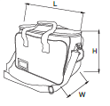 Túi Chứa Công Cụ Đa Năng Cao Cấp 20In SATA 95186_drawing