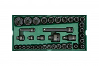 Bộ Đầu Tuýp Đen 36 Chi Tiết, 3/8inch Và 1/2inch SATA 09914