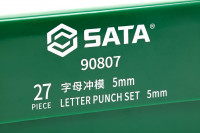 Bộ Đục Chữ 27 Chữ 6mm SATA 90808