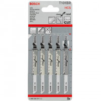 Bộ 5 lưỡi cưa lọng cho gỗ T 101 BR Bosch 2608630014