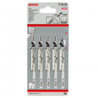 Bộ 5 lưỡi cưa lọng cho gỗ T 101 D Bosch 2608630032