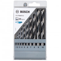 Bộ mũi khoan sắt đa năng 10 chi tiết 1-10mm Bosch 2608577348
