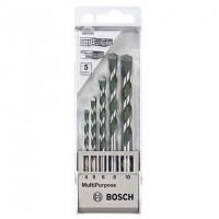 Bộ mũi khoan đa năng 5 mũi 4/5/6/8/10mm Bosch 2608680798