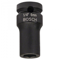 Đầu tuýp 1/4inch, đầu 6, L=25mm Bosch 1608551002