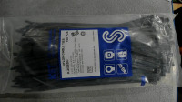 Dây Rút Nhựa Chống Tia UV Màu Đen KST 250 x 4.8 mm K-250SDU (100 Sợi/Bịch)