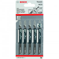 Bộ 5 lưỡi cưa lọng cho gỗ T 111 C Bosch 2608630033