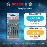 Bộ 5 lưỡi cưa lọng cho gỗ T 244 D Bosch 2608630058