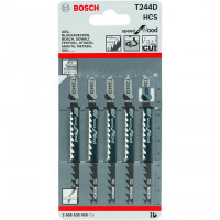 Bộ 5 lưỡi cưa lọng cho gỗ T 244 D Bosch 2608630058