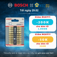 Mũi vít ngắn bộ 10 mũi PH2-65mm Bosch 2608521042