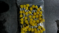 Đầu Cosse Pin Rỗng Bọc Nhựa 25 mm2 KST Màu Vàng E25-12