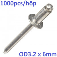 Rivet Nhôm OD3.2x6mm (1000pcs)