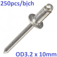 Rivet Nhôm OD3.2x10mm (250pcs)